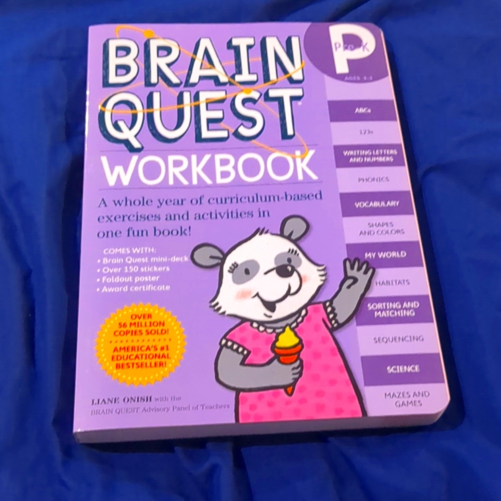 Brain Quest Pre K Workbool